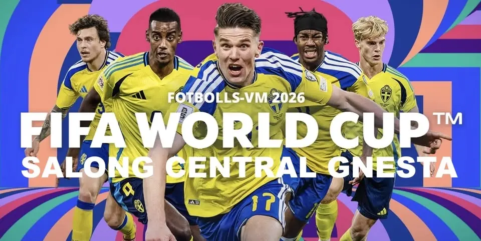 ⭐️⭐️⭐️ FOTBOLLS-VM 2026 på SALONG CENTRAL ⭐️⭐️⭐️