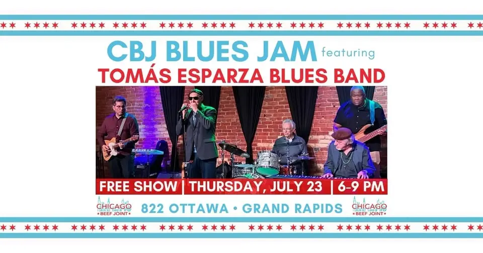 CBJ Blues Jam: featuring Tomás Esparza Blues Band