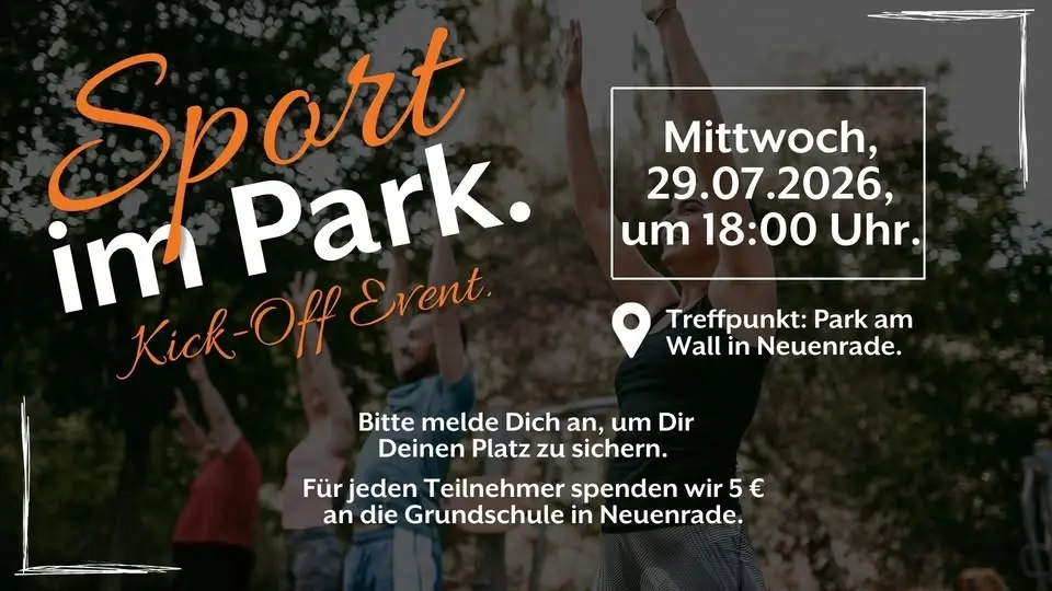 Sport im Park - Kick-Off Event