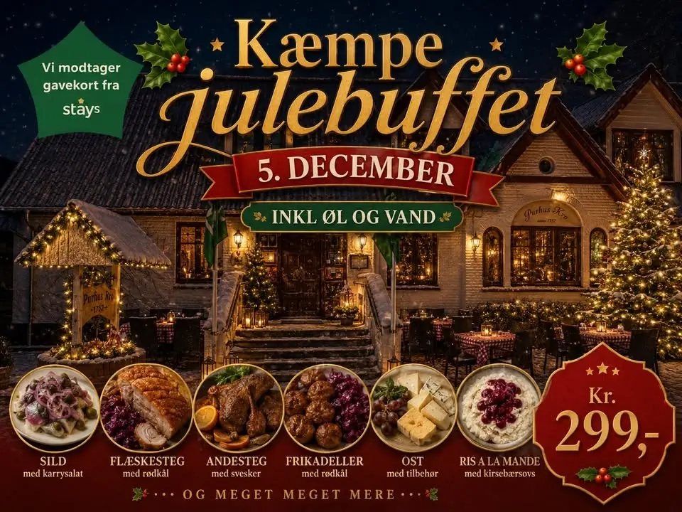 Kæmpe julebuffet 🍷