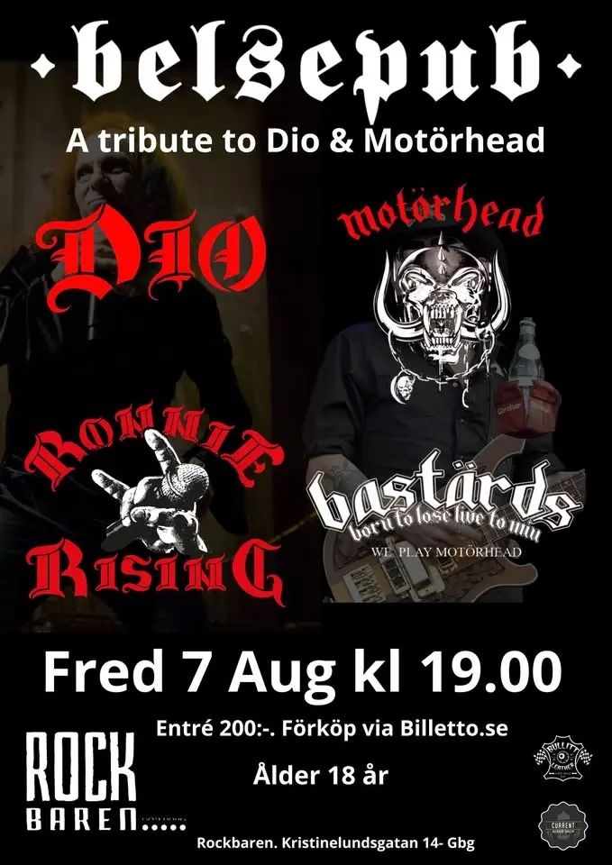 Belsepub: Pantera & Motörhead Night