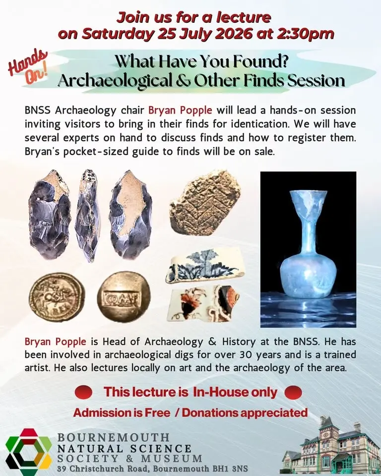What Have you Found? Archaeological & Other Finds, a hands-on session led by Bryan Popple