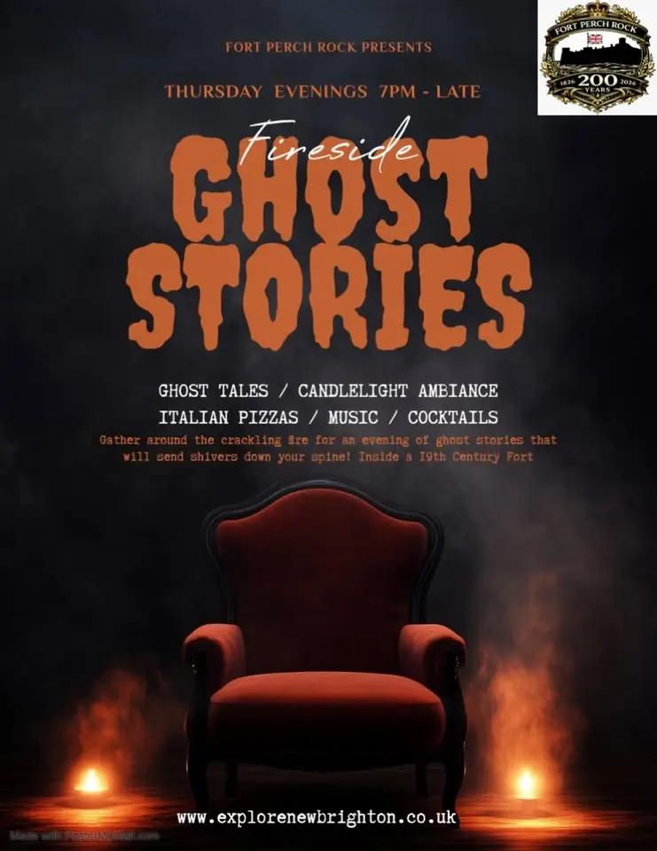 An Evening of Fireside Ghost Stories in the Dark at Fort Perch Rock