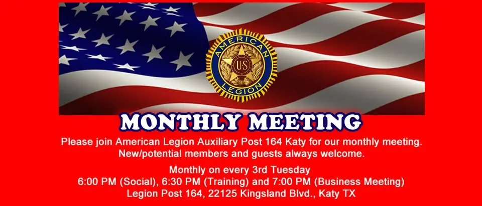 American Legion Post 164 Monthly Meeting