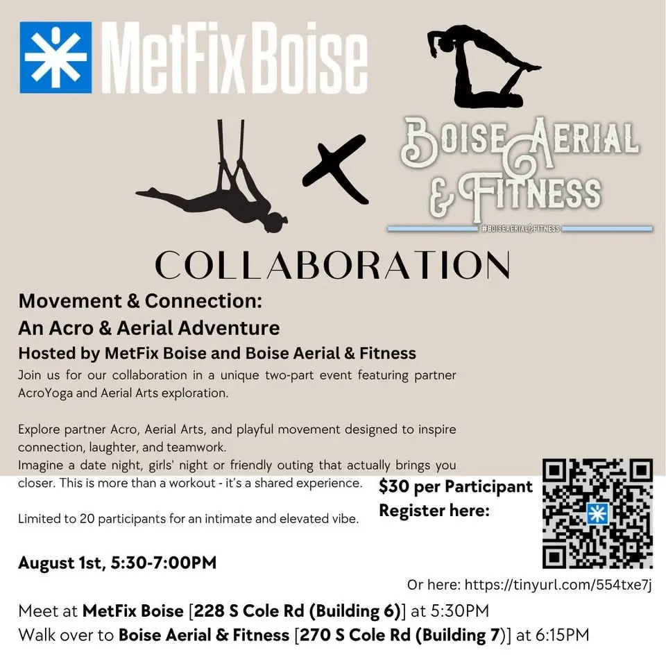 Movement & Connection [(MetFix Boise + Boise Aerial & Fitness) Collab]