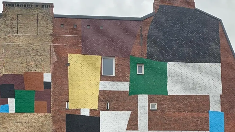 Public art guided tour with an artist
