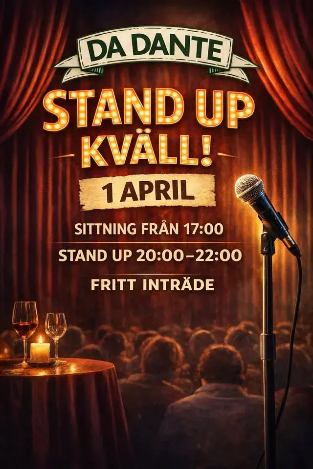 Stand-up på Da Dante