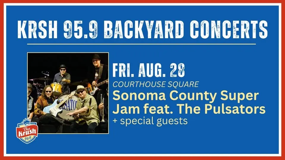 KRSH Backyard and Beyond: Sonoma County Super Jam feat. The Pulsators