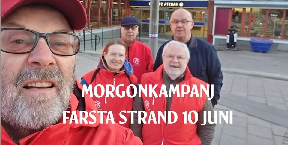 Morgonkampanj Farsta Strand