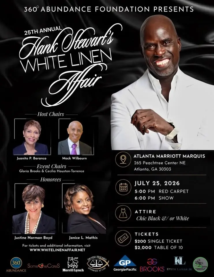 360° Abundance Foundation presents Hank Stewart's 25th Annual White Linen Affair 