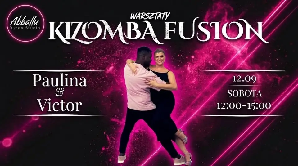 Kizomba Fusion z Pauliną i Victorem | Sobota 12.09 | WARSZTATY 3h