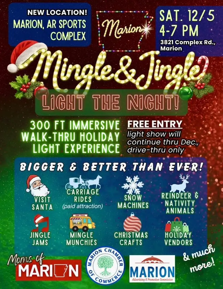 Marion, AR Mingle & Jingle - Light the Night! 2026