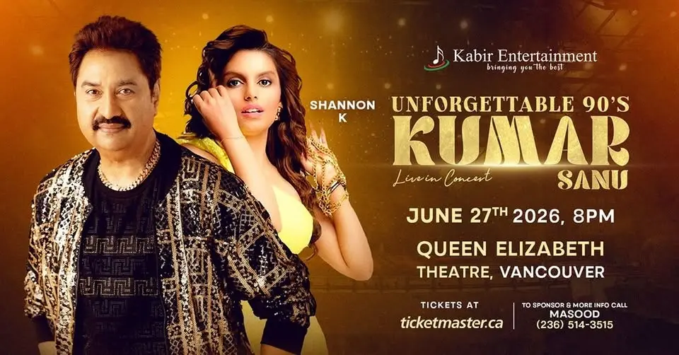 Kumar Sanu & Shannon K live in Concert Vancouver