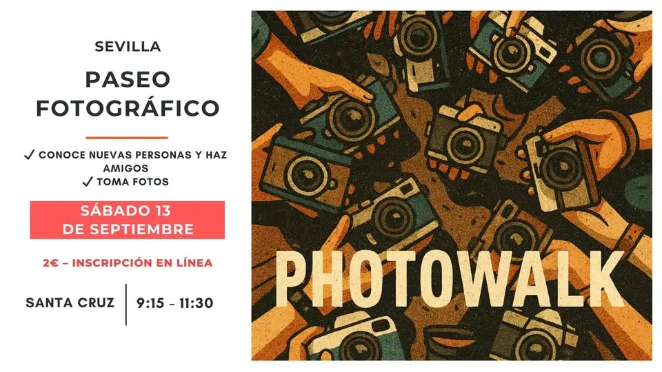 📸 Encuentros amistosos & paseo fotográfico / Make friends & Photowalk Meetup
