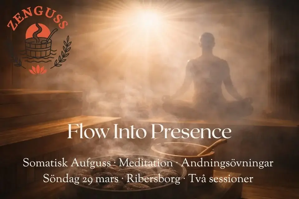Somatisk Aufguss · Bastu · Breathwork · Meditation · Musik