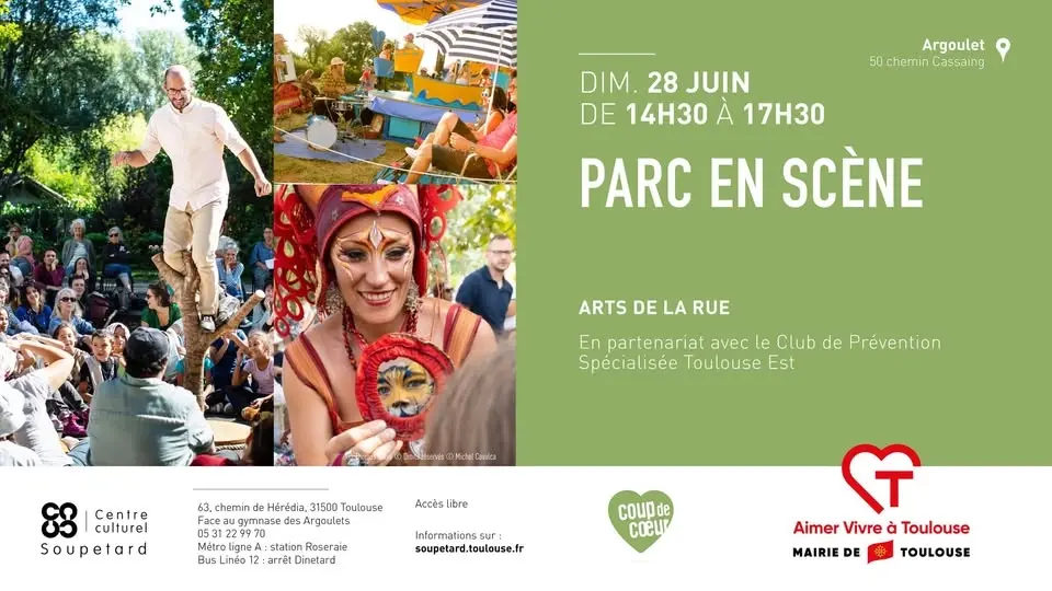 ⚠️ ANNULATION ⚠️PARC EN SCÈNE – DIMANCHE 28 JUIN 🎉