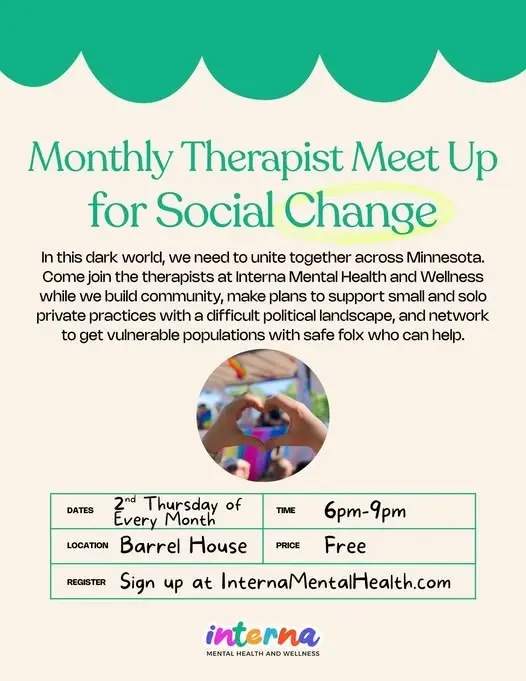 Monthly Therapist Meet Up
