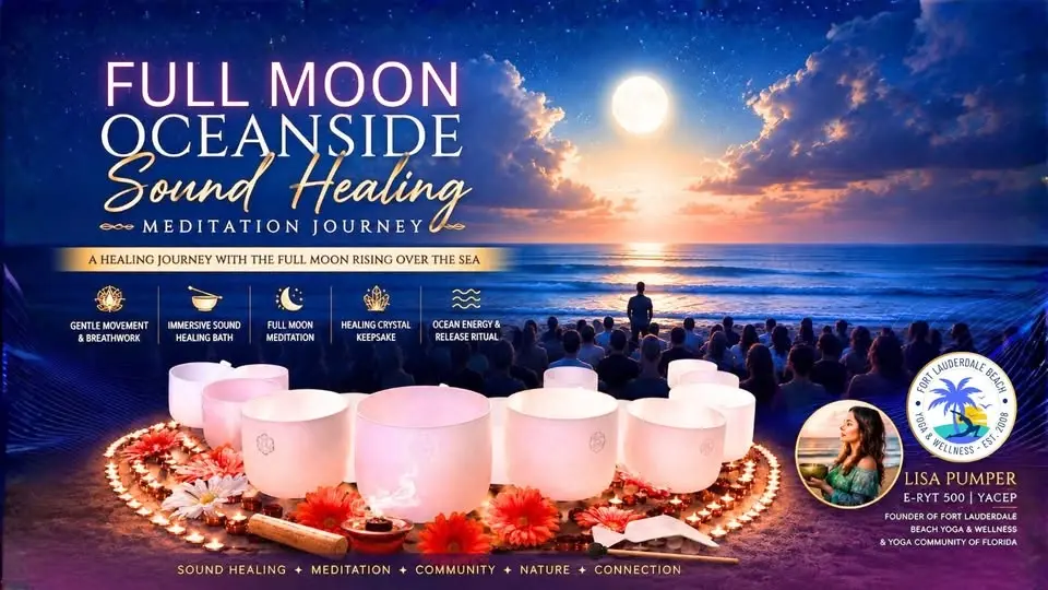 Full MOON 🌕 Oceanside Sound Healing Meditation Journey