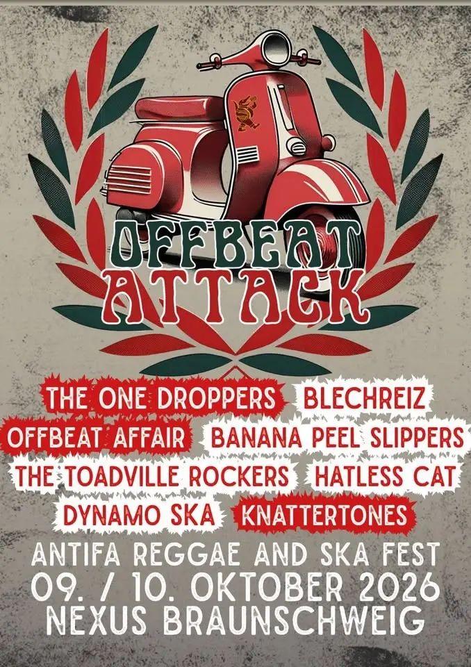 OFFBEAT ATTACK 2026 /// NEXUS BRAUNSCHWEIG // ANTIFA REGGAE SKA FEST