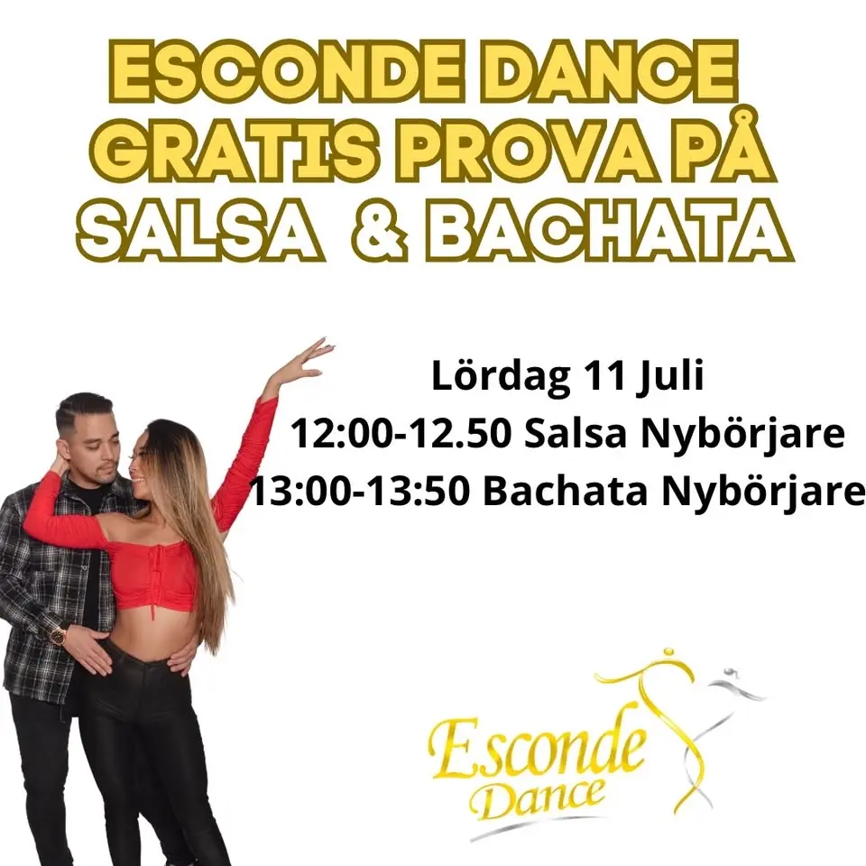 GRATIS PROVA PÅ - SALSA & BACHATA 11/7💃🔥