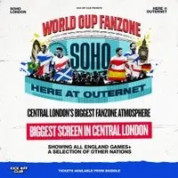 Soho Fanzone - England v Mexico - London's Biggest Screen