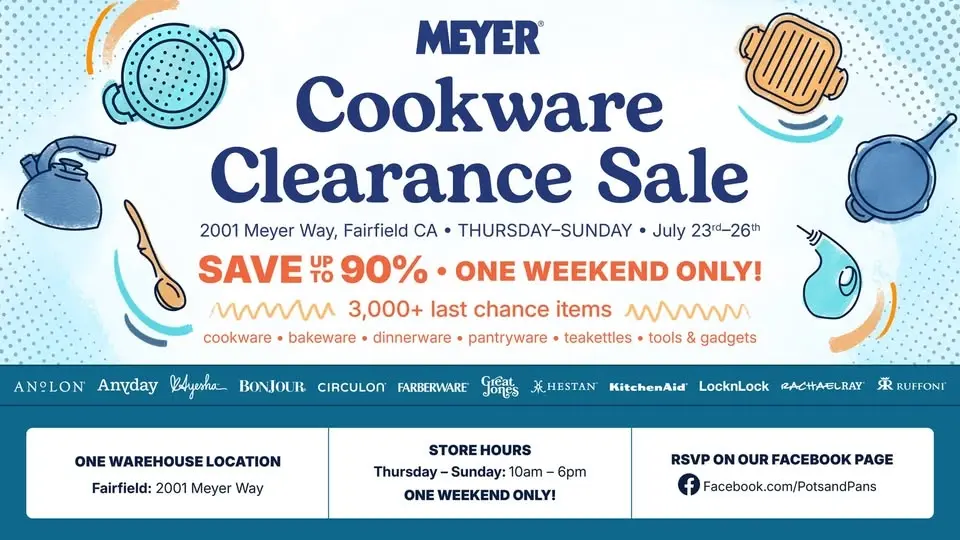 Meyer Cookware Clearance Sale