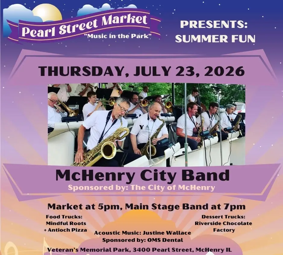 Pearl Street Market + Music in the Park - July 23rd