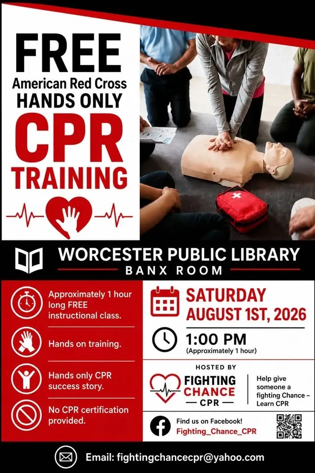 FREE Hands-Only CPR class 