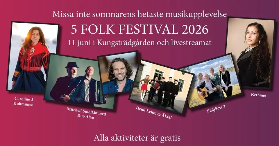 5 Folk Festival 11 juni 2026