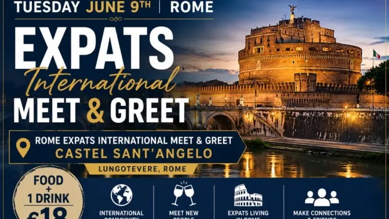 #RomeExpats International Meet & Greet | Castel Sant’angelo