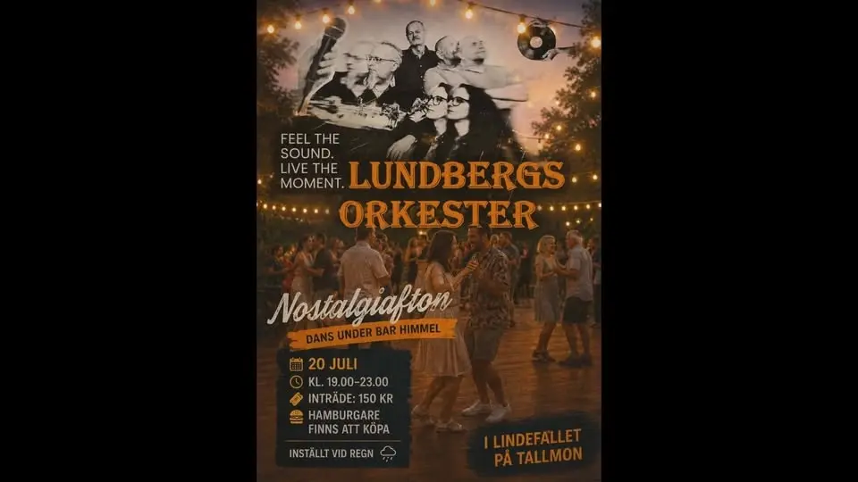 Nostalgiafton med Lundbergs orkester