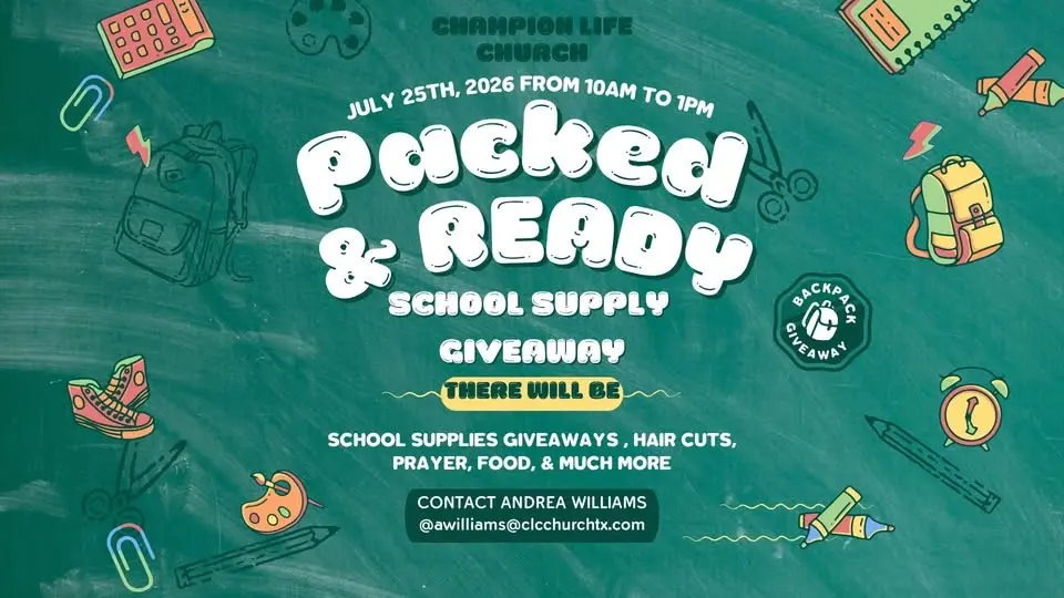 Packed & Ready School Supply Giveaway