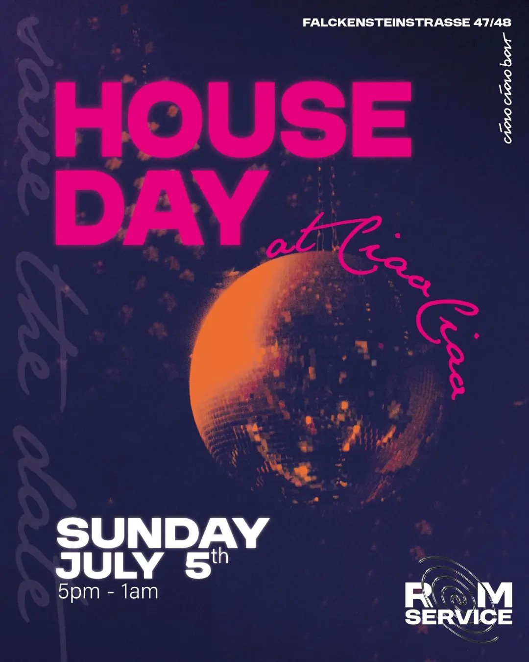 House Day // room service