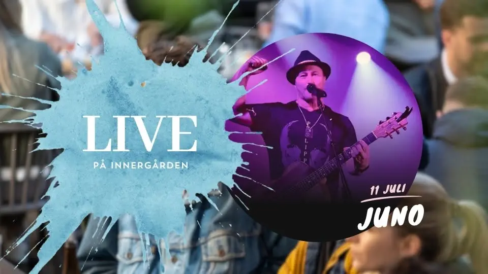 Innergården LIVE - 11 juli - Juno - FRI ENTRÉ