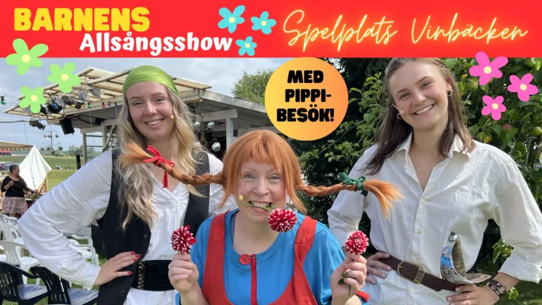 Barnens allsångsshow med Pippibesök!