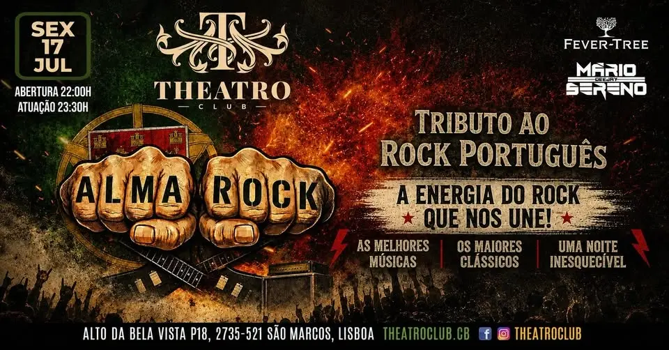 🎸 ALMA ROCK NO THEATRO CLUB 🎸