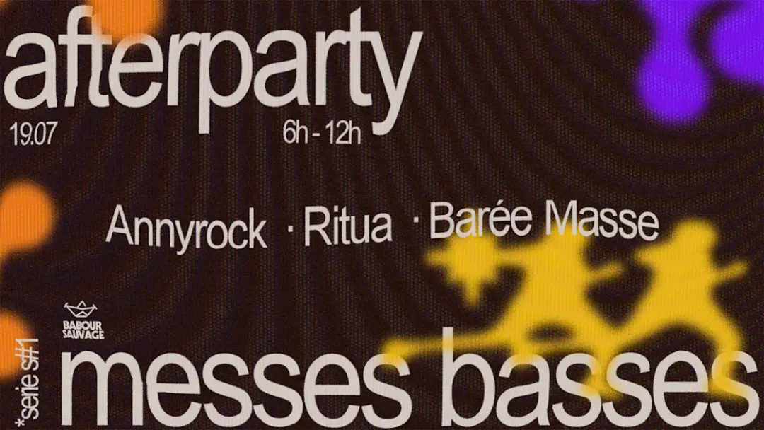 Messes Basses Afterparty: Annyrock, Ritua, Barée Masse
