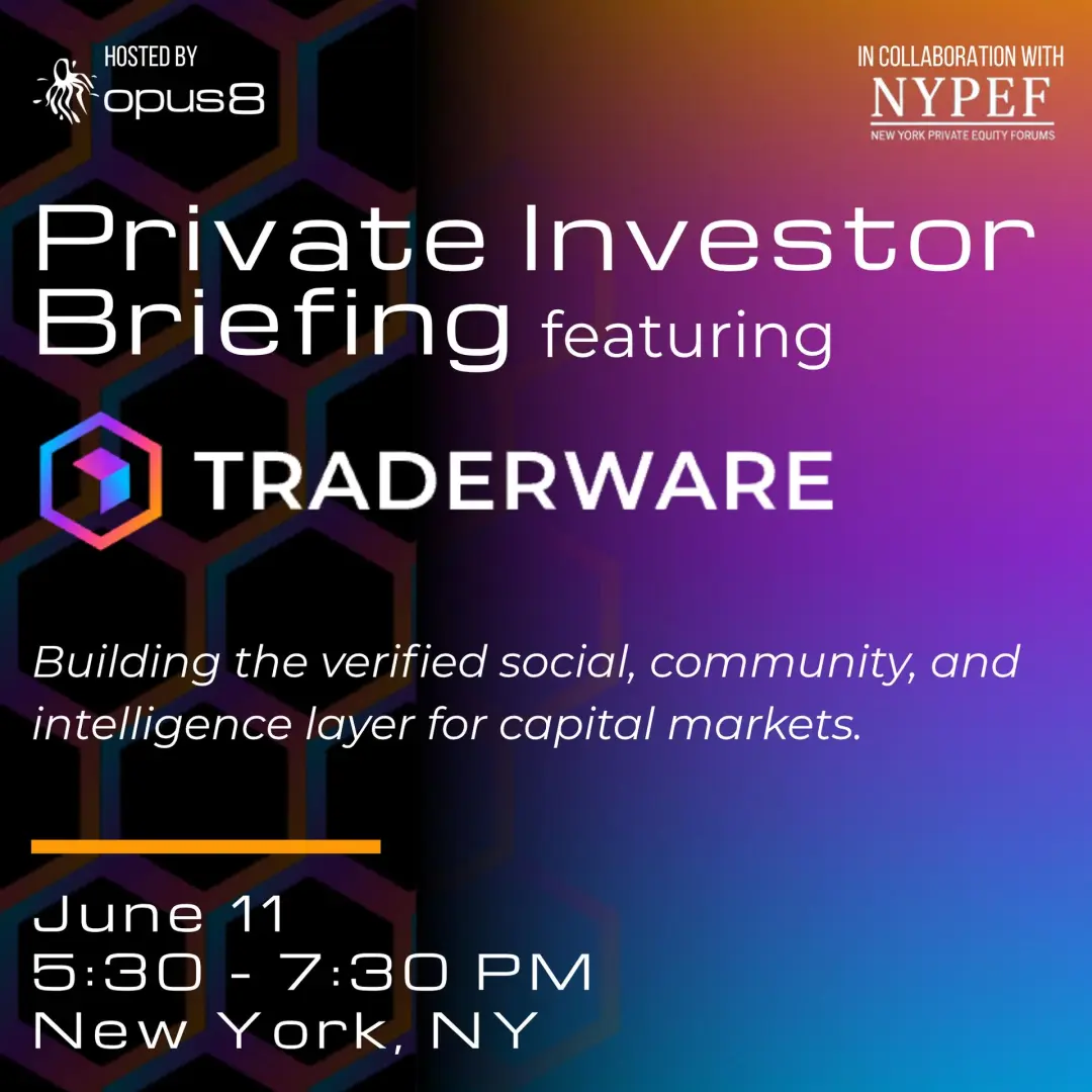 Traderverse Private Investor Briefing - NYC
