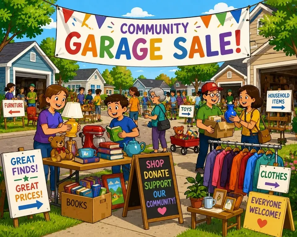 JANG Garage Sale July 25th, 2026