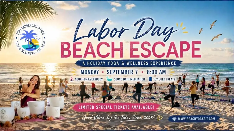 Labor Day Beach Escape: A Holiday Beach Yoga & Wellness Experience