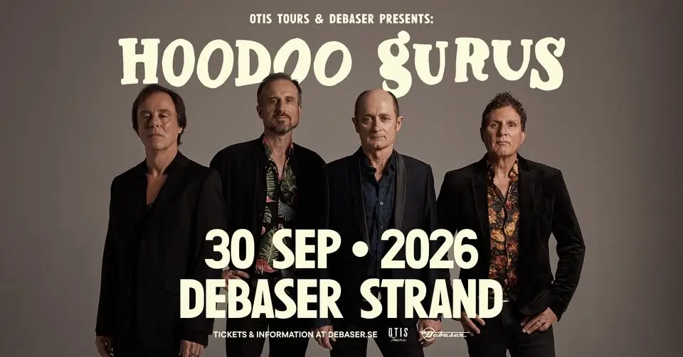 Hoodoo Gurus | Debaser Strand | SLUTSÅLT