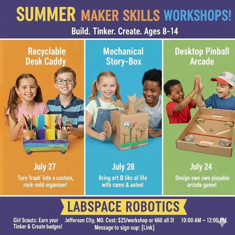 Maker Skills Workshops at LabSpace
