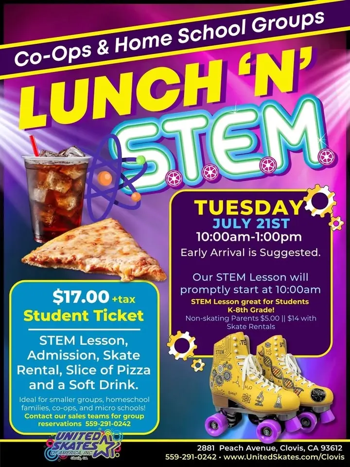 🔬 Lunch 'N' STEM Skate