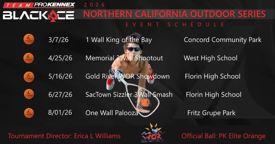 2026 Northern CA Outdoor Racquetball Series