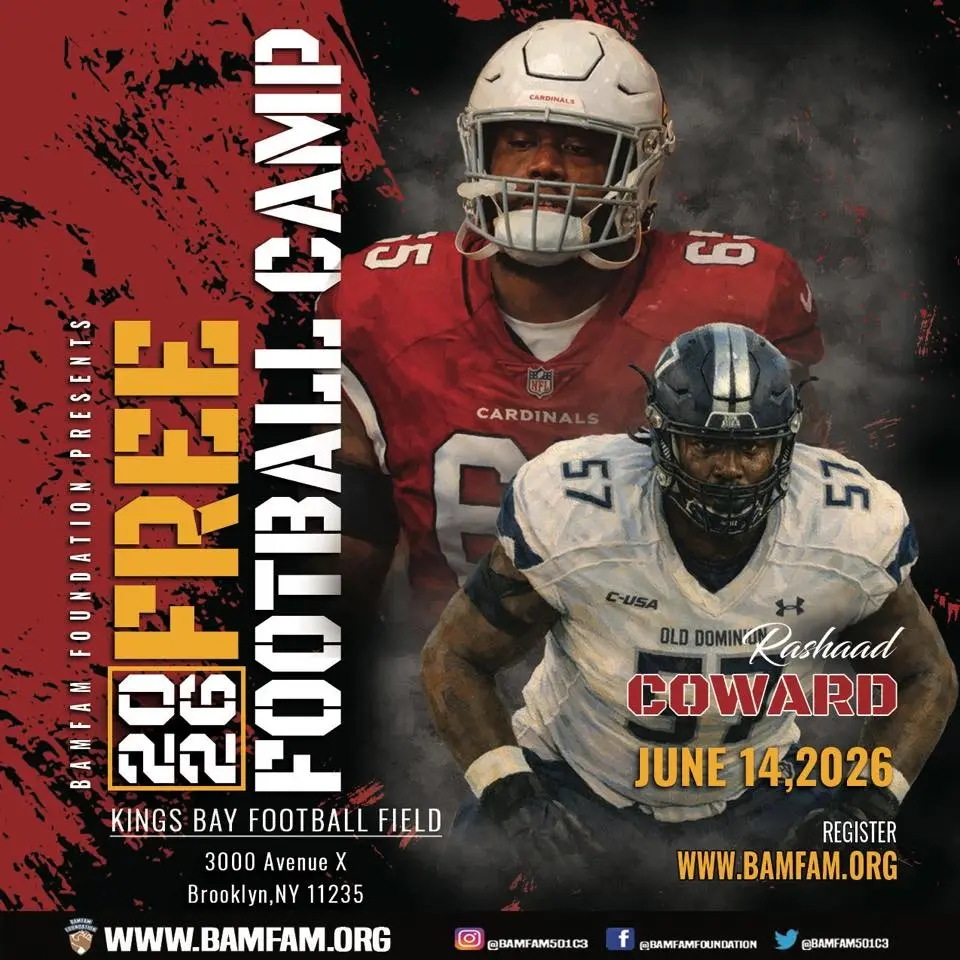 Rashaad Coward Free Football Camp