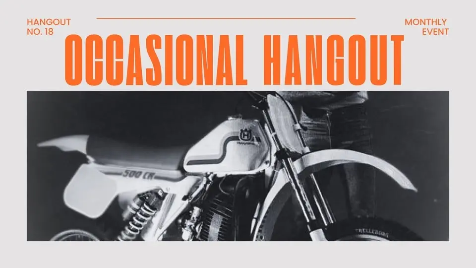 The Occasional Moto Hangout | 23 juli kl. 17:00