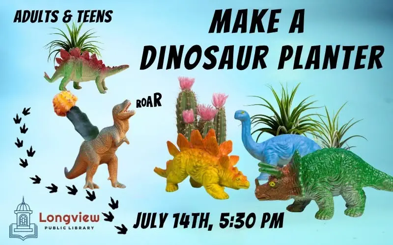 Make a Dinosaur Planter