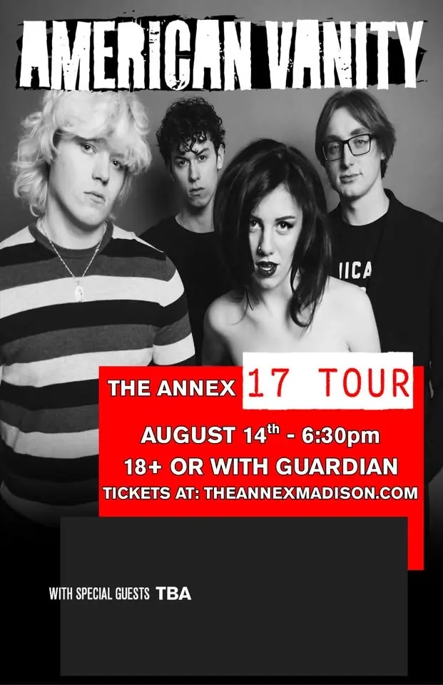 American Vanity - 17 Tour at The Annex - Madison WI