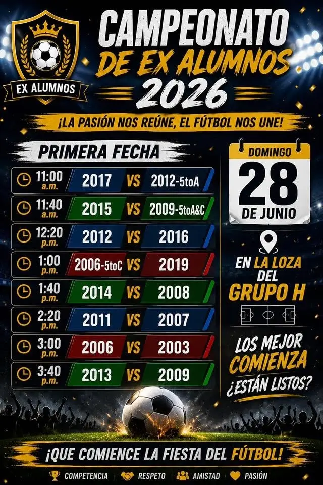 Campeonato de Futbol de PROMOCIONES
