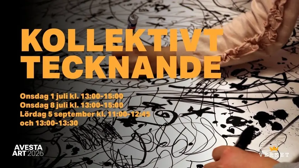Kollektivt tecknande: Prickar, streck och lite till